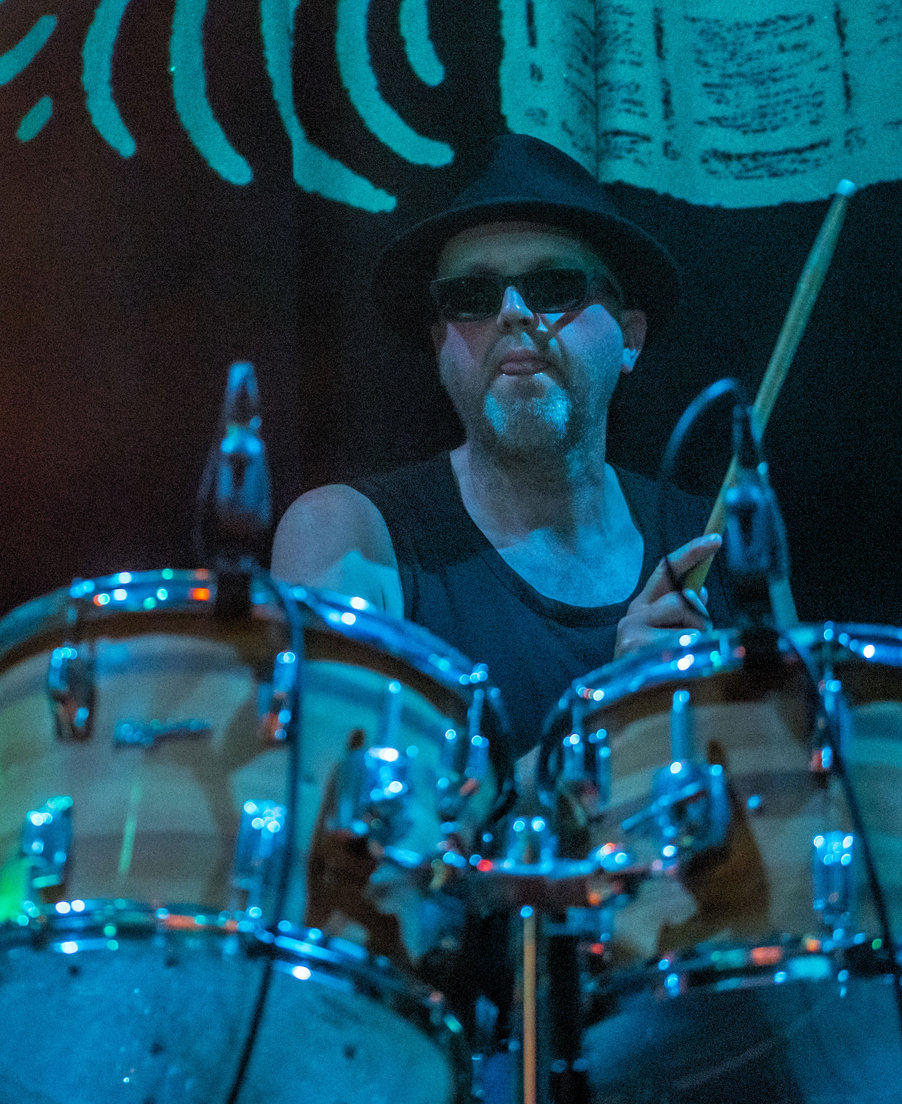 Geoff Palmer on drums